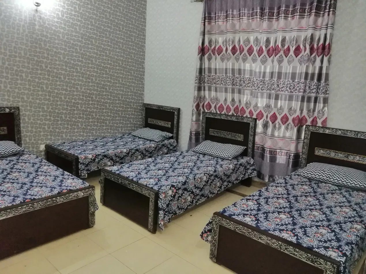 Four-person room with attached bath
